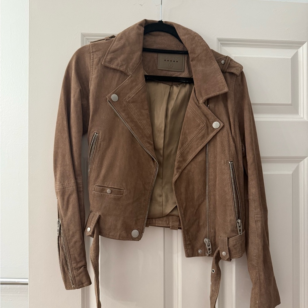 Taupe Suede BLANKNYC Jacket